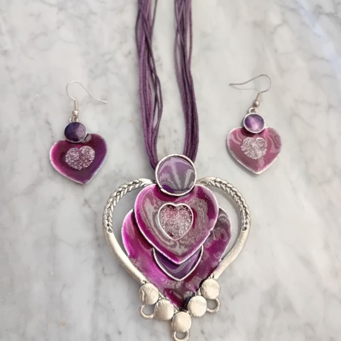 Parure coeur