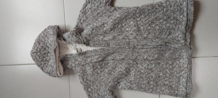 Gilet zippé à capuche polaire 10 ans - photo numéro 2