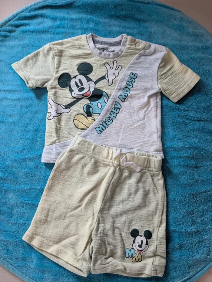 Ensemble Disney Mickey Mouse - 6-9 mois
