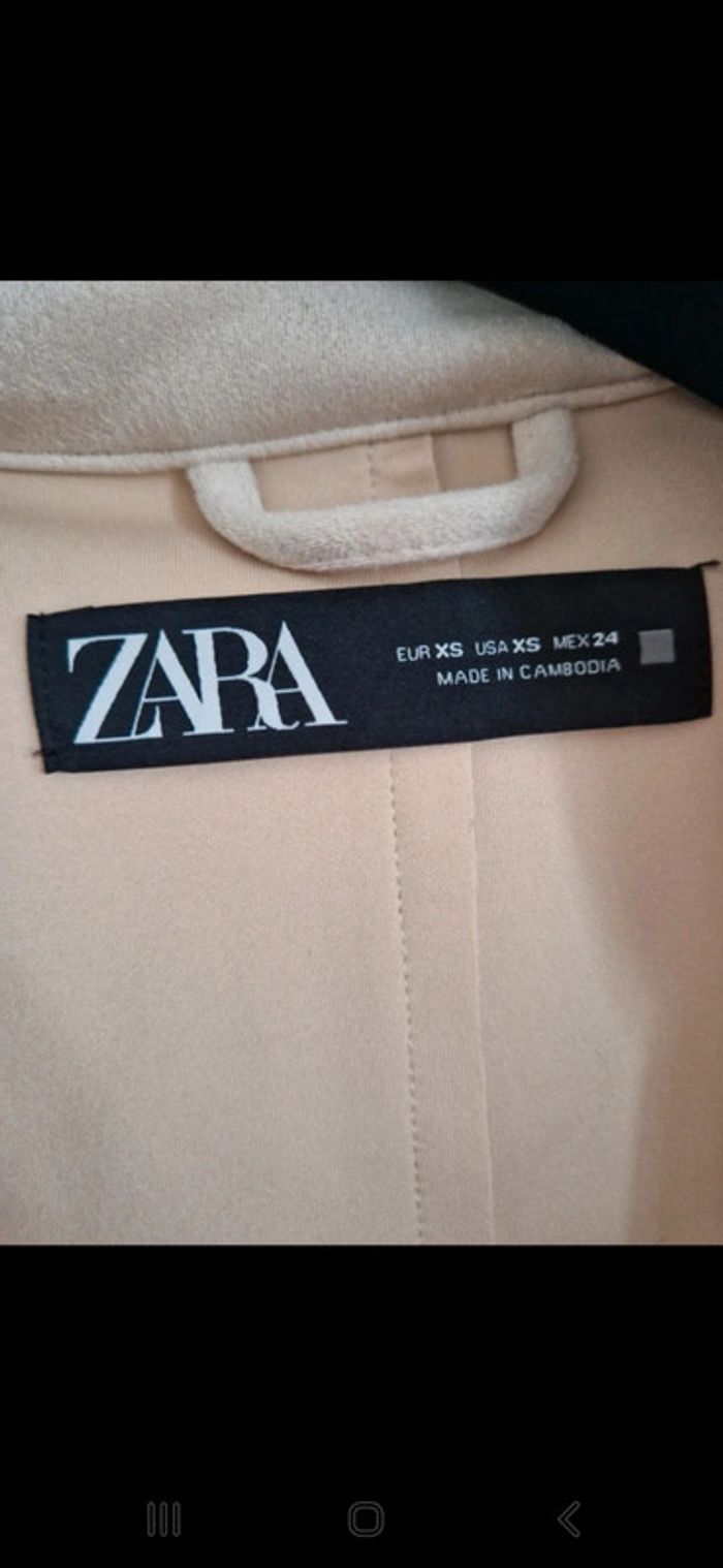 Trench Zara Beige T.XS - photo numéro 4