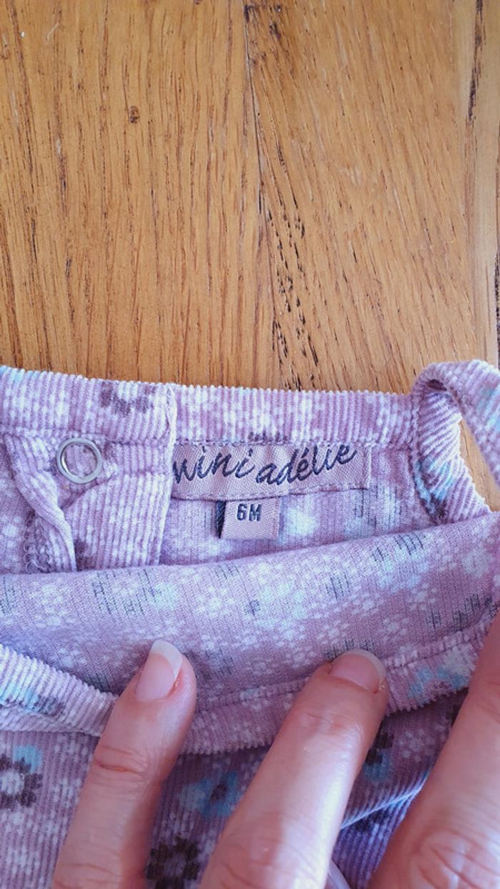 Robe en velours taille 6mois - photo numéro 5