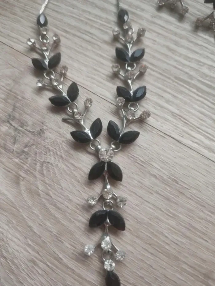 Parure collier + boucles d'oreilles - photo numéro 2