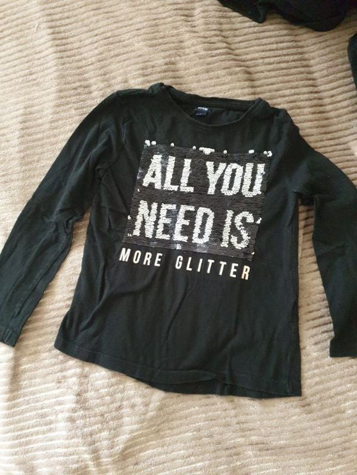 Tee-shirt sequins
