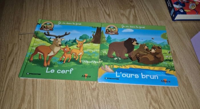 2 livres le cerf et l ours brun