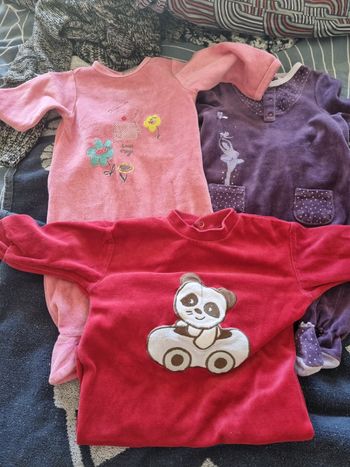 Lot pyjama fille 6mois 