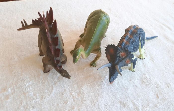 Lot de 3 gros Dinosaures - photo numéro 2