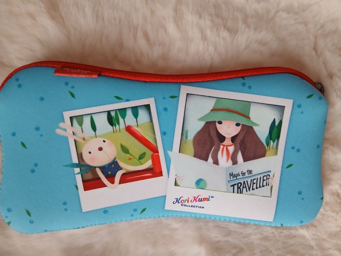 Neuf/Santoro London: Trousse plate zippée en néoprène - photo numéro 4