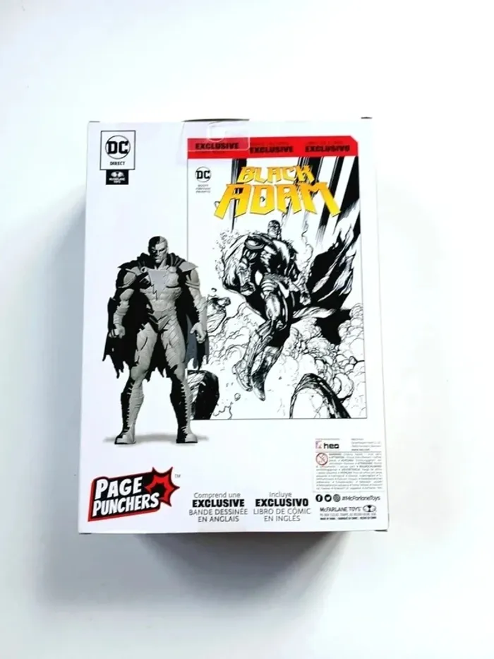 Figurine McFarlane DC Direct Page Punchers Black Adam with Comic - photo numéro 2