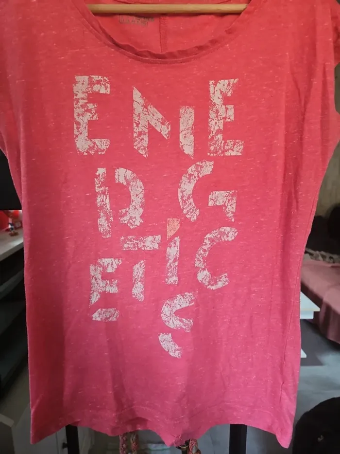 Tee-shirt rose energetics - photo numéro 3
