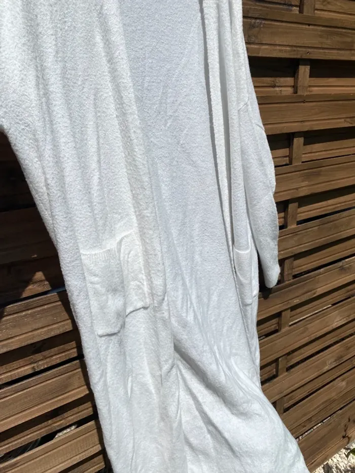 Gilet long blanc - photo numéro 2