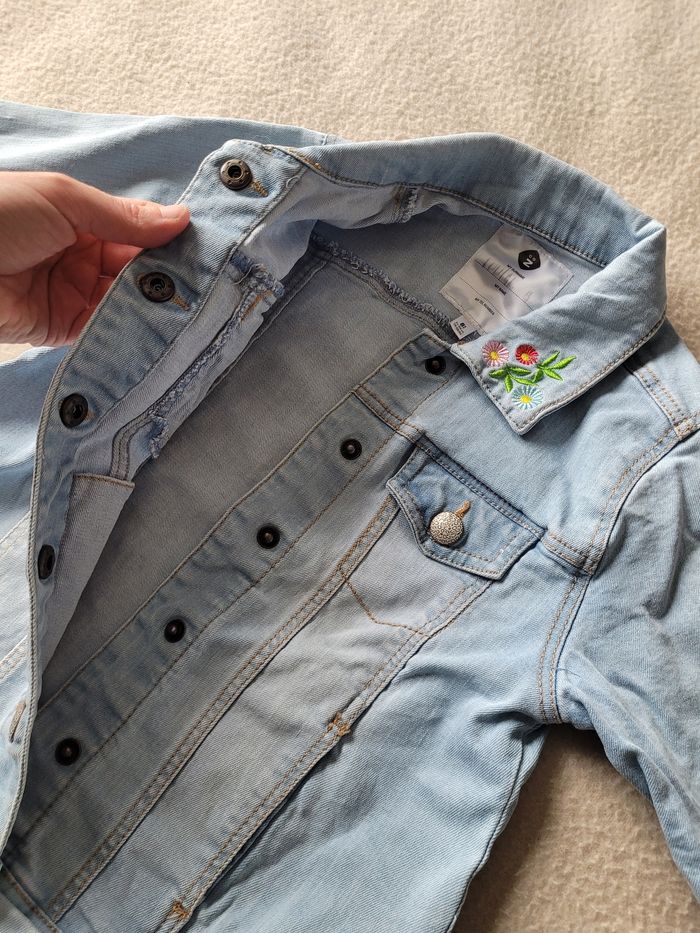 Veste en jean 8 ans grain de blé - photo numéro 6