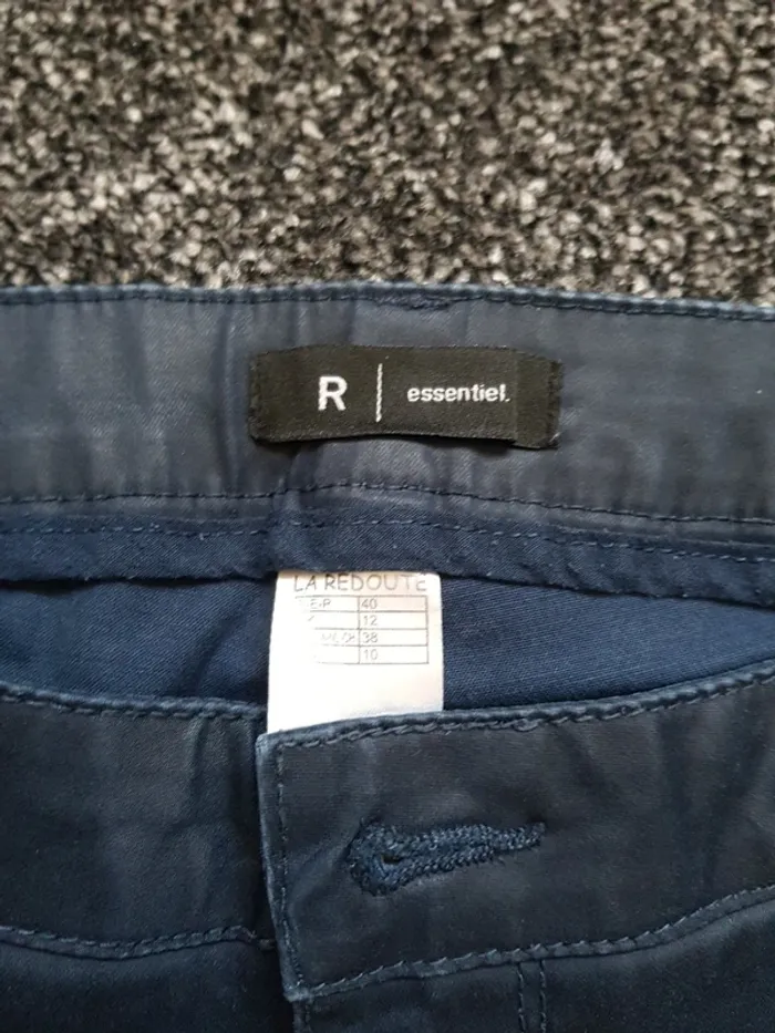 Pantalon femme taille 40 effet enduit - photo numéro 4