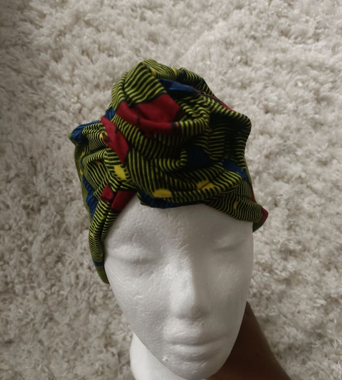 Bandeau en wax avec fil de fer intégré - photo numéro 2