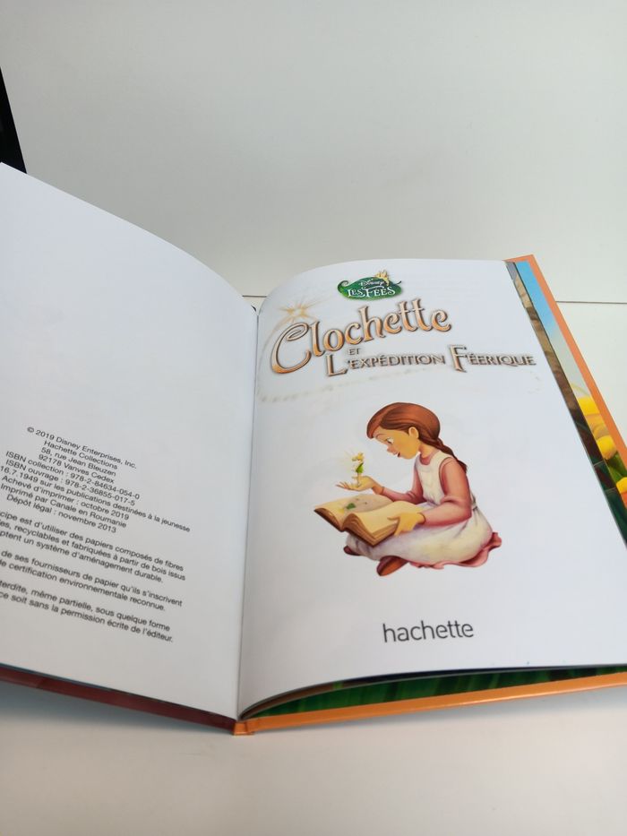 Livre Disney club du livre Clochette et l'expédition féerique - photo numéro 4