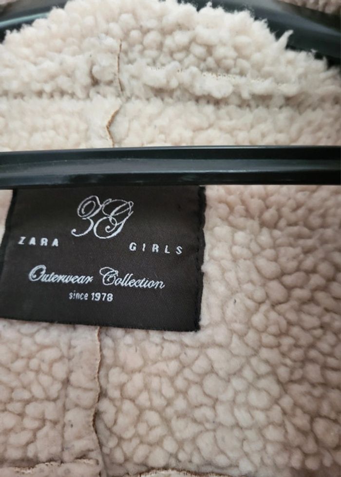 Manteau femme zara fausse fourrure et velours - photo numéro 10