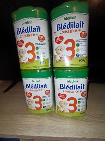 5 boîtes bledilait 3