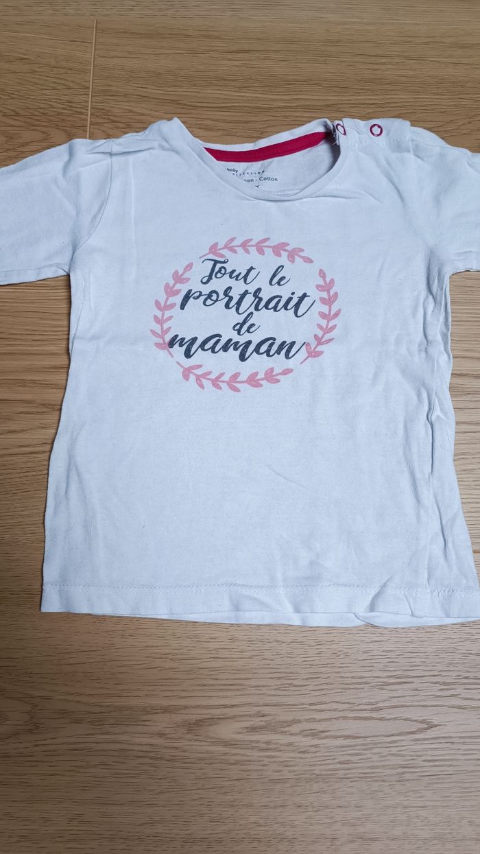 Pantalon, 3 t-shirts et gilet 18 mois - photo numéro 6