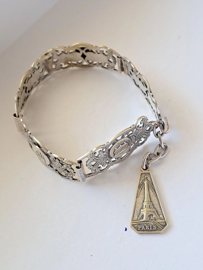 Bracelet vintage souvenir de Paris - photo numéro 3