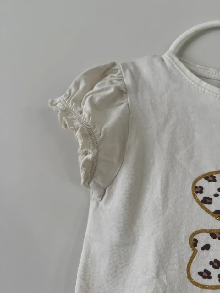 👚 t-shirt - fille - 6 ans - 114-123 cm - fashion private company - très bon état - photo numéro 3