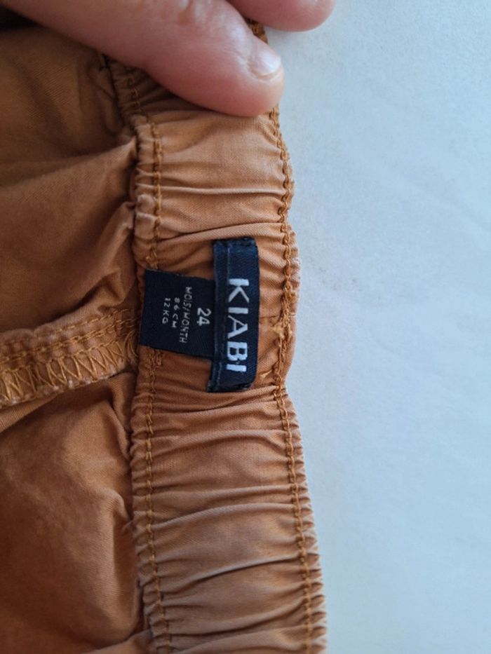 Pantalon camel Kiabi mixte – Bébé 24 mois (86 cm) - photo numéro 3