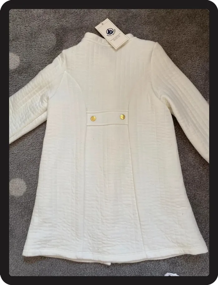 Petit Bateau Veste Redingote Taille 36 mois/95 cm - photo numéro 5
