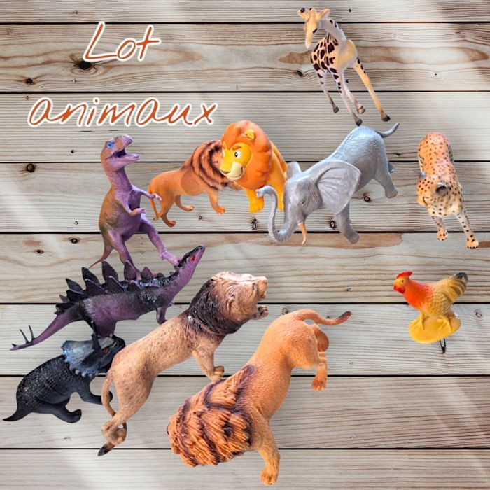 🐘 Lot de figurines animaux 🐘