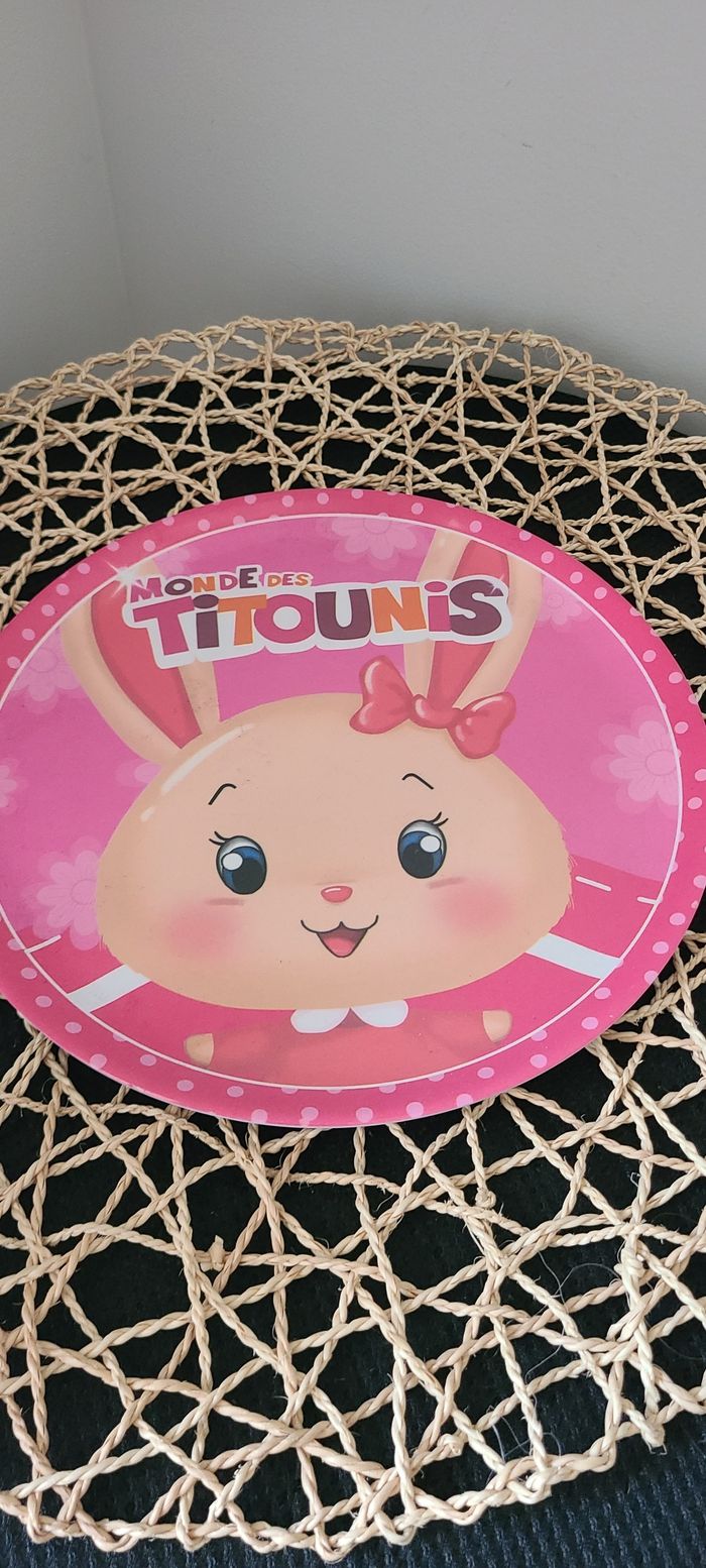 assiette enfant titounis - photo numéro 2
