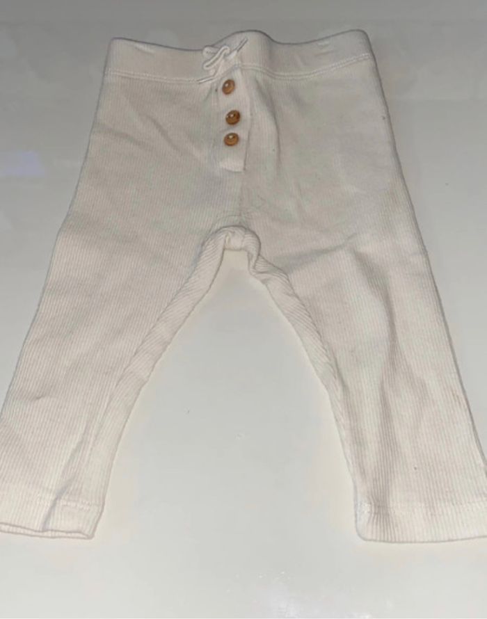 Legging blanc 6 mois