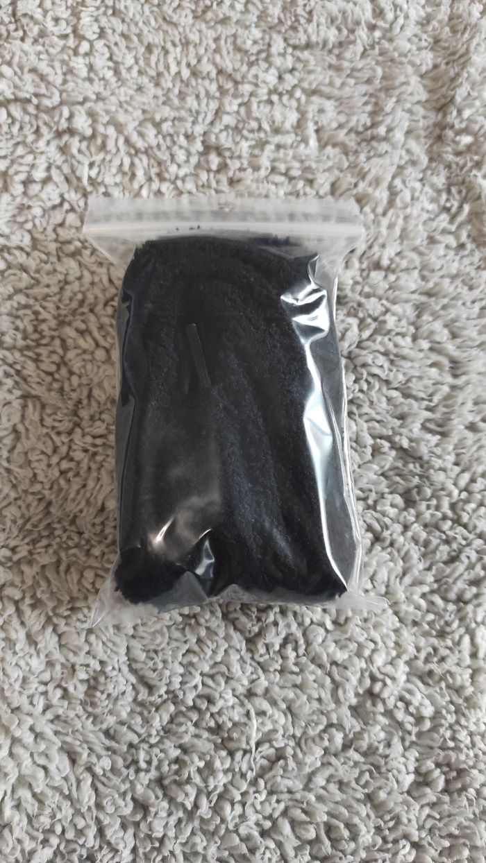 ⚫ Lacets fluffy noir – 120 cm (look street & chic) - photo numéro 3