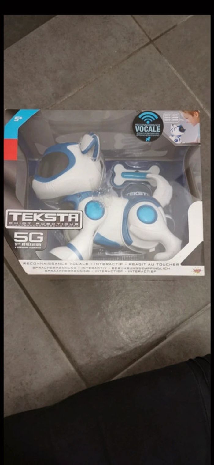Teksta chiot robotique