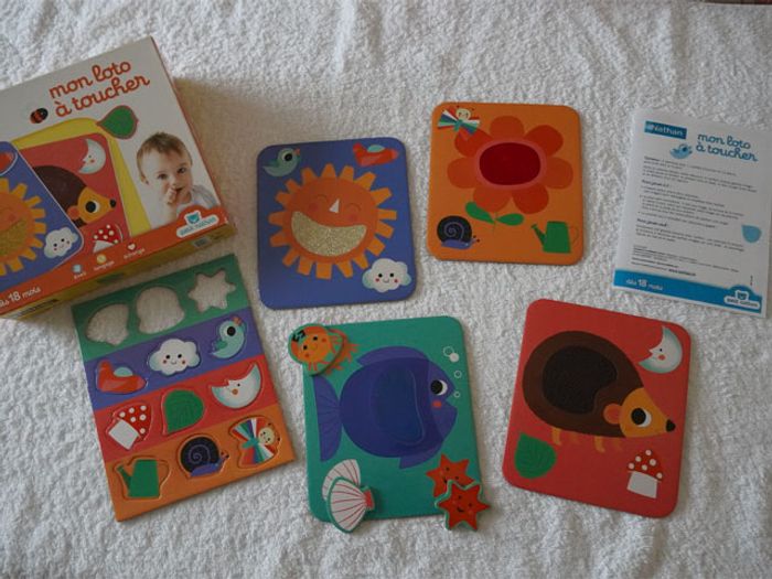 Jeu "Mon loto à toucher" Nathan pour enfants (Dès 18 mois) - photo numéro 3