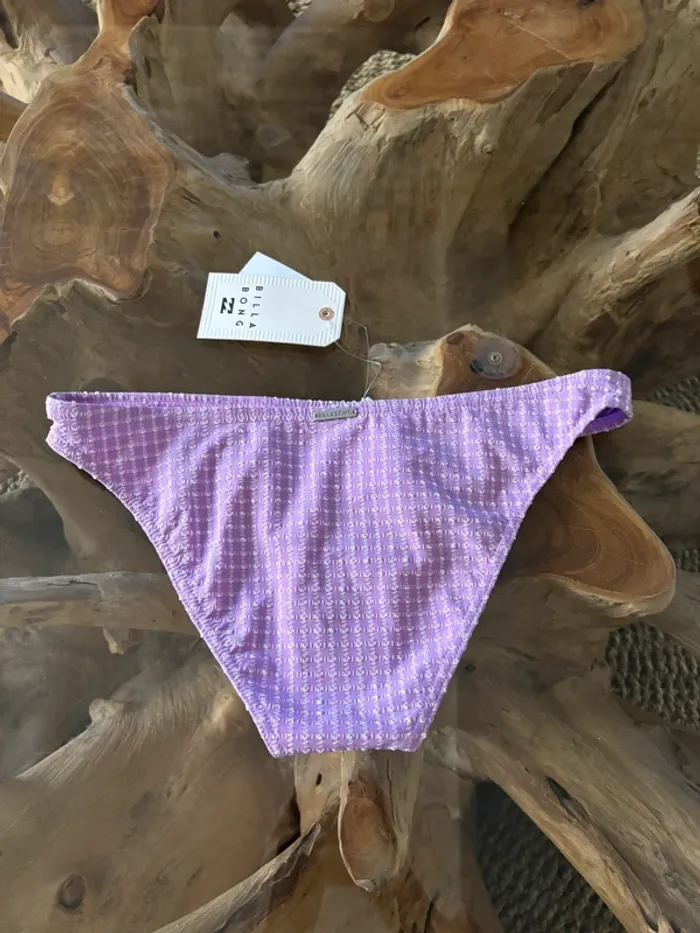 Bas de maillot de bain Billabong lilas blanc - photo numéro 3