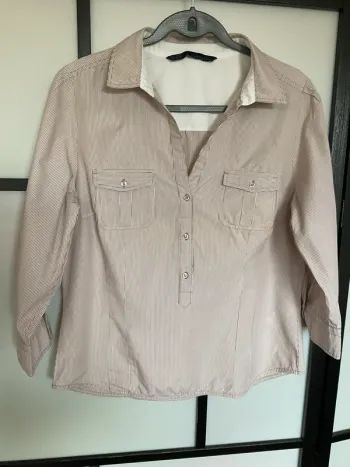 Chemisier beige Zara