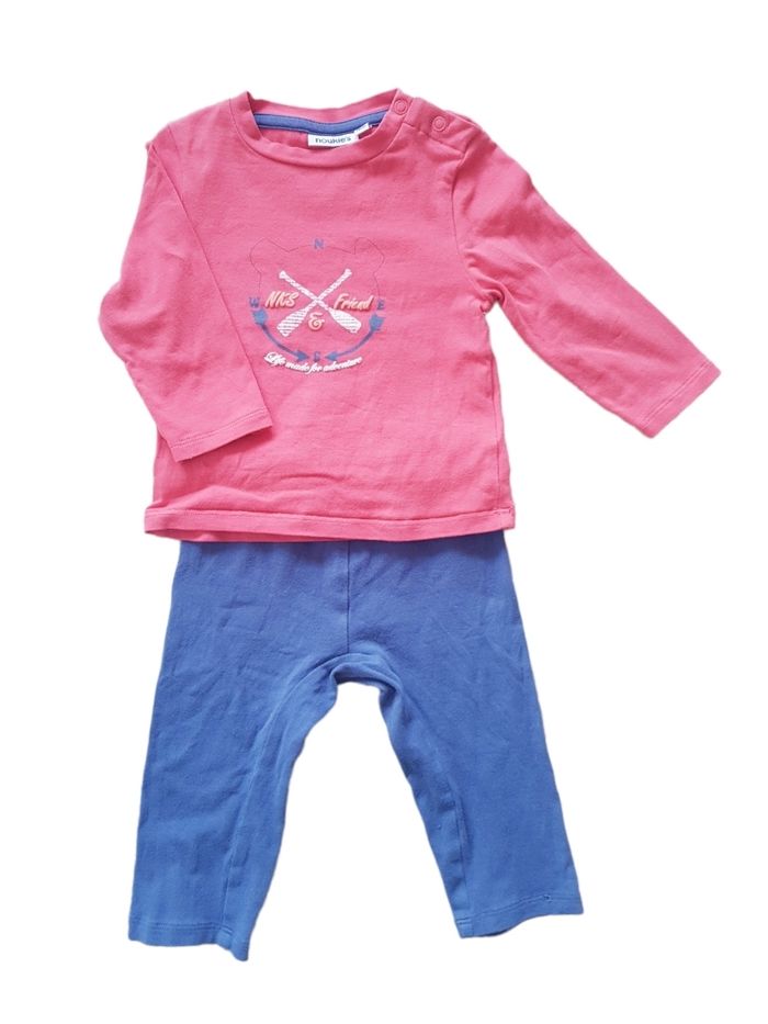 Noukie's - Bord de mer - Ensemble tee-shirt manches longues + pantalon legging (9 mois)