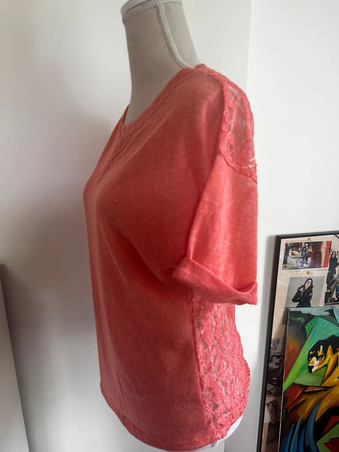 🌺 T-shirt fluide saumon – Pense à toi🌺 - photo numéro 6
