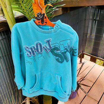 Sweat garçon 6 ans polaire sport style