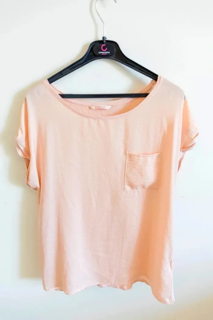 C50 t-shirt rose Camaïeu 42