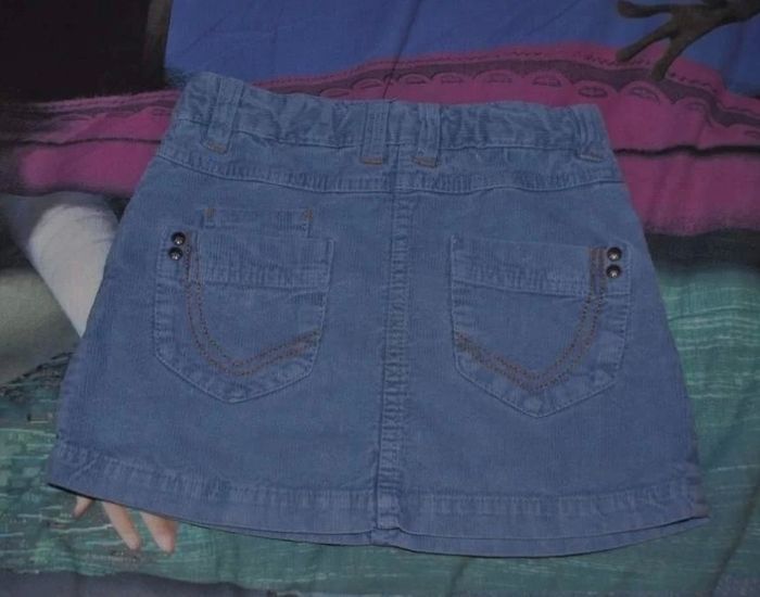 Jupe velours sergent major 6 ans fille - photo numéro 2