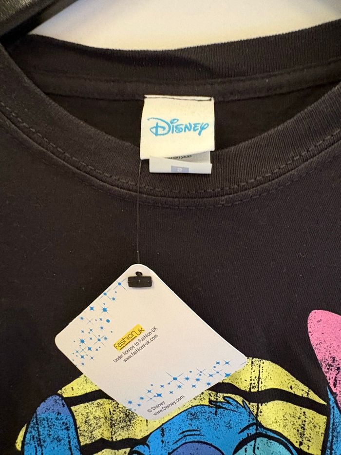 T-shirt Stitch Disney – Noir – NEUF avec étiquette - photo numéro 3