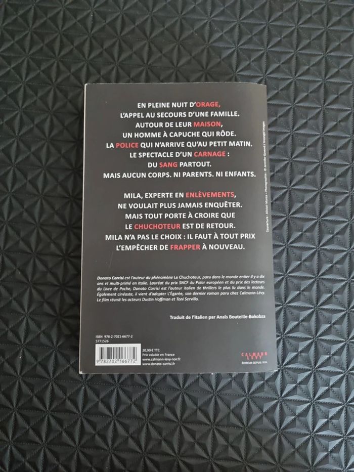 Le jeu du chuchoteur de Donati Carrisi - photo numéro 2