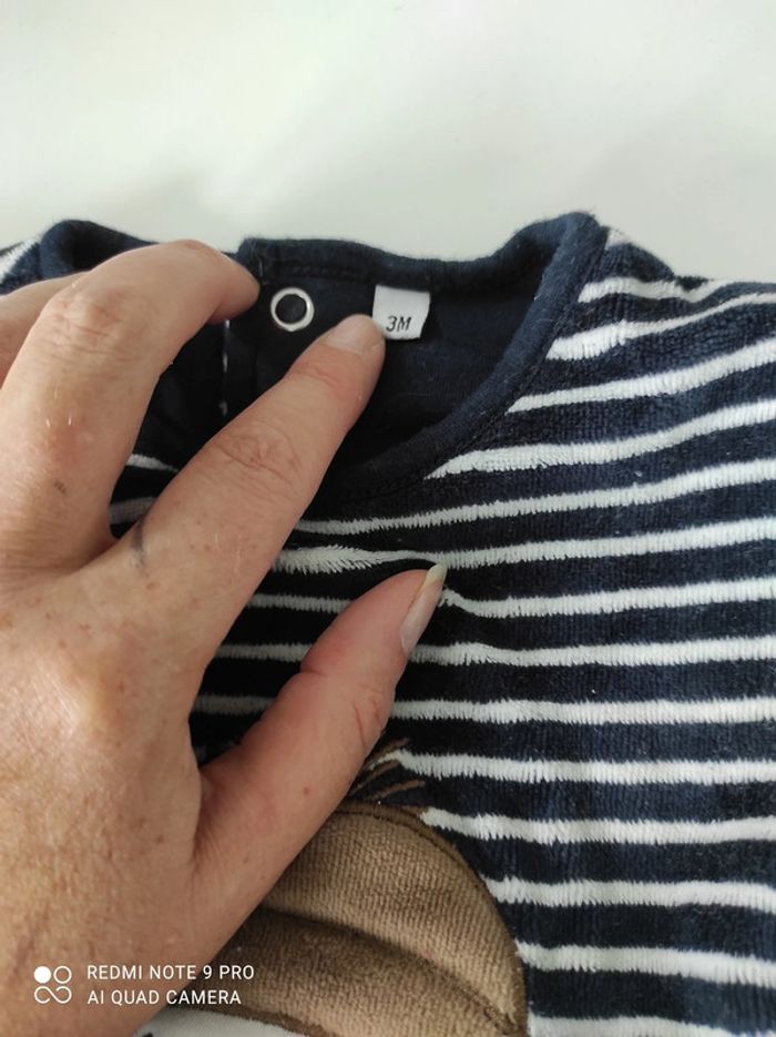 ensemble 3mois pingouin tbe - photo numéro 3