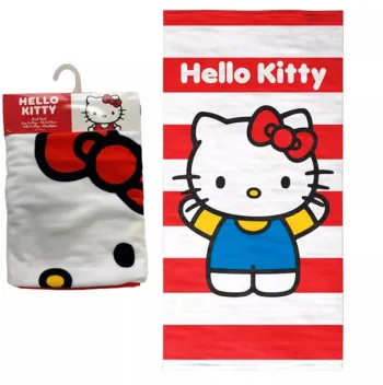 Serviette de plage Hello Kitty