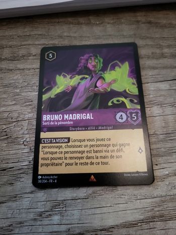 Carte rare Lorcana Bruno Madrigal