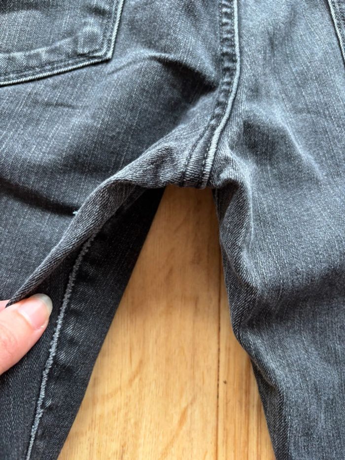 Jean femme levi’s demi curve San Francisco skinny mi taille gris noir anthracite y2k taille L/40 - photo numéro 15