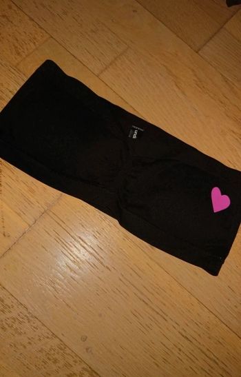 Bandeau poitrine noir