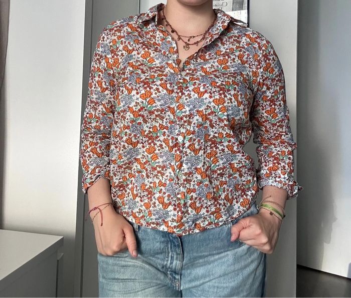 Chemise à fleurs Monoprix – Taille 38
