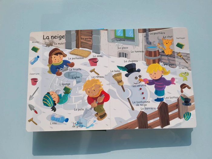 Livre tout-carton, couverture mousse 🦫 L'imagier de la Montagne 🏔 - photo numéro 4