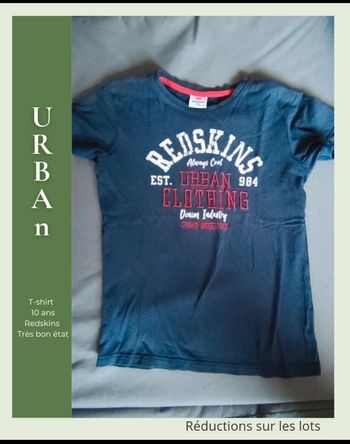 ☀️ T-shirt Redskins – Urban Clothing ☀️
