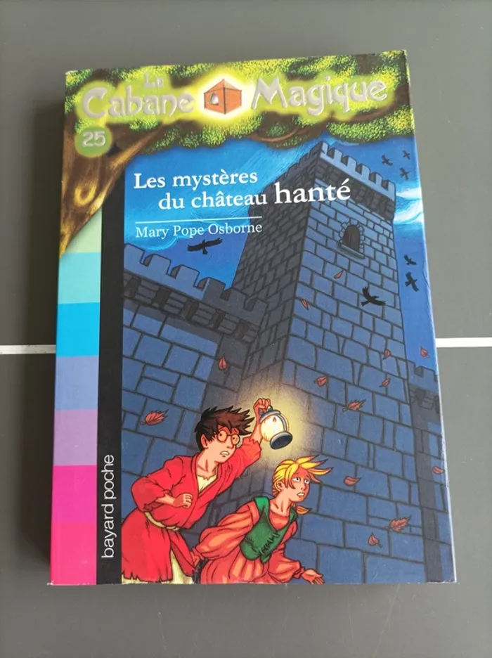 Livre enfant les mystères du château hanté La cabane magique