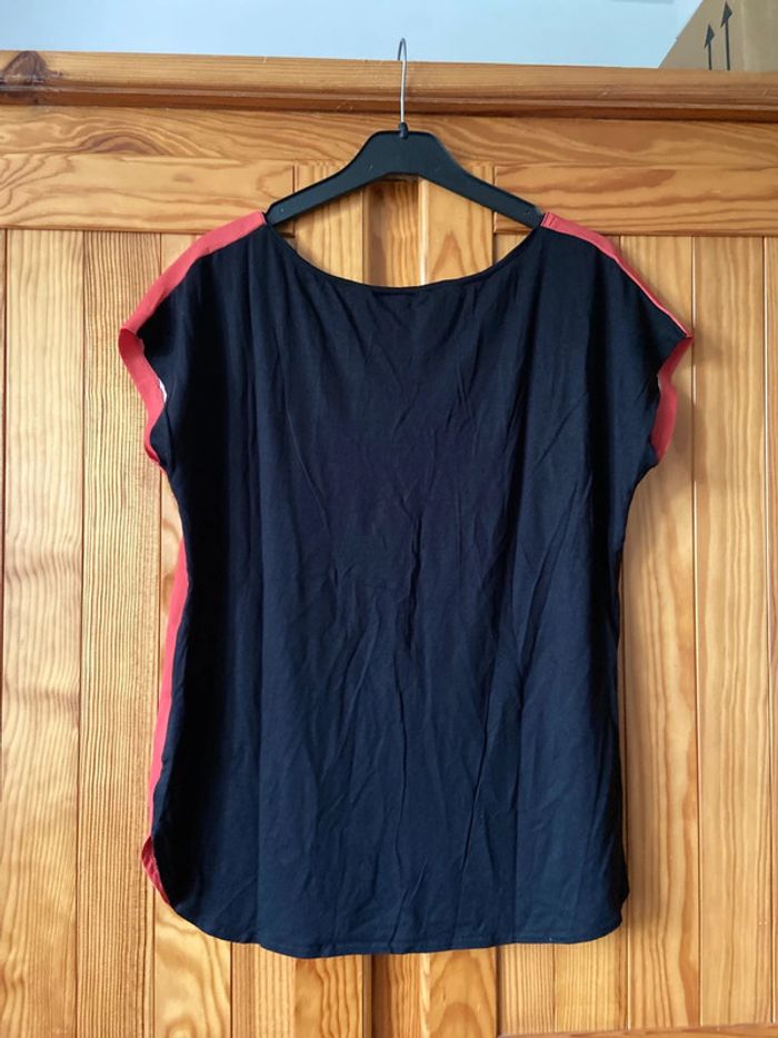 Blouse manche courte femme 36 camaïeu - photo numéro 4